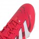 ADIDAS Predator League Fg Mg Rosso Bianco - Scarpe Da Calcio Bambino