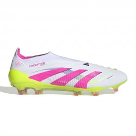 ADIDAS Predator Elite Ll Fg Bianco Fucsia - Scarpe Da Calcio Uomo