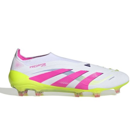 ADIDAS Predator Elite Ll Fg Bianco Fucsia - Scarpe Da Calcio Uomo