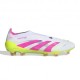 ADIDAS Predator Elite Ll Fg Bianco Fucsia - Scarpe Da Calcio Uomo