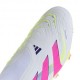 ADIDAS Predator Elite Ll Fg Bianco Fucsia - Scarpe Da Calcio Uomo