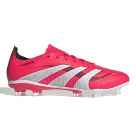 ADIDAS Predator League Fg Mg Rosso Bianco - Scarpe Da Calcio Uomo