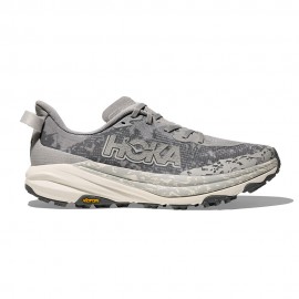Hoka 6 Stellar Grigio Alabaster - Scarpe Trail Running Uomo