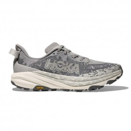 Hoka 6 Stellar Grigio Alabaster - Scarpe Trail Running Uomo