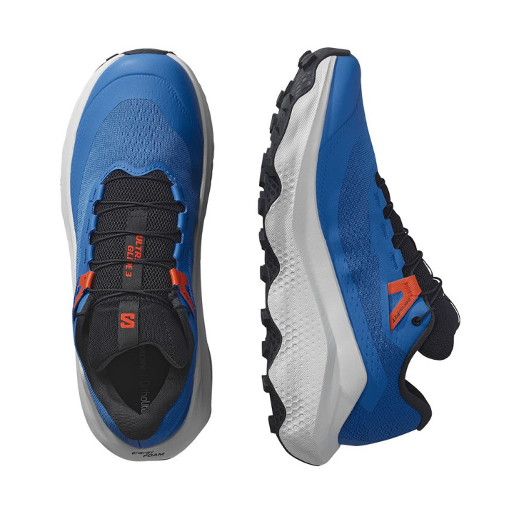 Salomon Glide 3 French Blue Lunar Rock Cherry Toma - Scarpe Trail Running Uomo