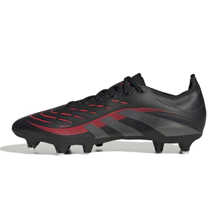 ADIDAS Predator Sg Nero Grigio - Scarpe Da Calcio Uomo