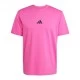 ADIDAS Maglietta Palestra Small Logo Fuxia Uomo