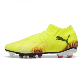 Puma Future 8 Pro Fg Ag Giallo Grigio Nero - Scarpe Da Calcio Uomo