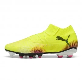 Puma Future 8 Pro Fg Ag Giallo Grigio Nero - Scarpe Da Calcio Uomo