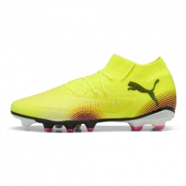 Puma Future 8 Pro Fg Ag Giallo Grigio Nero - Scarpe Da Calcio Uomo