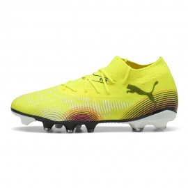 Puma Future 8 Match Fg Ag Giallo Grigio Nero - Scarpe Da Calcio Uomo
