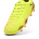 Puma Future 8 Play Fg Ag Giallo Grigio Nero - Scarpe Da Calcio Bambino