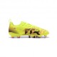 Puma Future 8 Play Fg Ag Giallo Grigio Nero - Scarpe Da Calcio Bambino