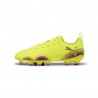 Puma Future 8 Play Fg Ag Giallo Grigio Nero - Scarpe Da Calcio Bambino