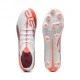 Puma Ultra 5 Match+ Fg Ag Bianco Nero Rosso - Scarpe Da Calcio Uomo