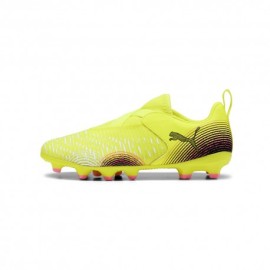 Puma Future 8 Match Ll Fg Ag Giallo Grigio Nero - Scarpe Da Calcio Bambino