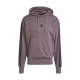 ADIDAS Felpa Palestra Con Cappuccio Tristripe Moro Uomo