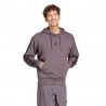 ADIDAS Felpa Palestra Con Cappuccio Tristripe Moro Uomo