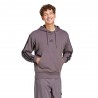 ADIDAS Felpa Palestra Con Cappuccio Tristripe Moro Uomo