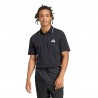 ADIDAS Polo Tristripe Nero Uomo