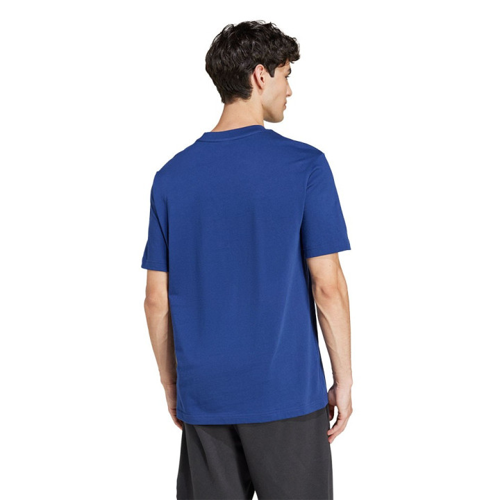 ADIDAS Maglietta Palestra Small Logo Blu Uomo