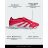 ADIDAS Predator Pro Fold-over Tongue Fg Rosso Bianco - Scarpe Da Calcio Uomo