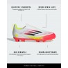 Adidas F50 League Ll Fg Mg Bianco Rosso - Scarpe Da Calcio Bambino