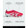 ADIDAS Predator Elite Fg Rosso Bianco - Scarpe Da Calcio Uomo