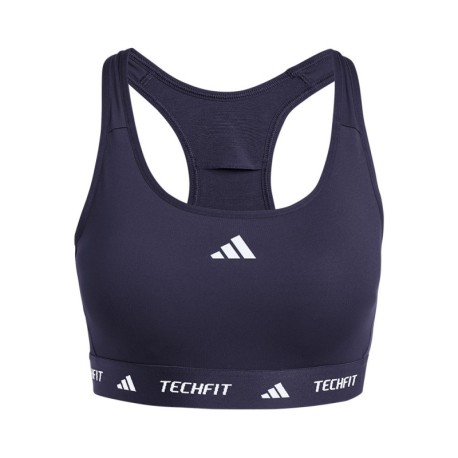 ADIDAS Reggiseno Sportivo Tech Fit Blu Donna