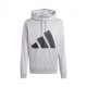 ADIDAS Tuta Sportiva Con Cappuccio Grigio Uomo