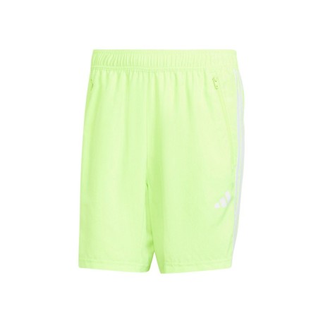 ADIDAS Shorts Sportivi Tristripe Train Lime Uomo