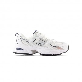 New Balance 530 Gr Bianco Argento - Scarpe da Ginnastica Bambino