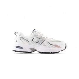 New Balance 530 Gr Bianco Argento - Scarpe da Ginnastica Bambino