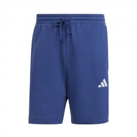 ADIDAS Shorts  Essential 3-Stripes French Terry Blu Uomo