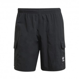 ADIDAS Originals Bermuda Trefoil Essentials Woven Cargo Nero Uomo