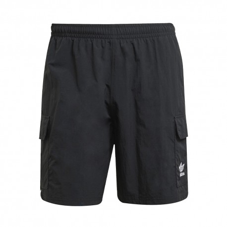 ADIDAS Originals Bermuda Trefoil Essentials Woven Cargo Nero Uomo