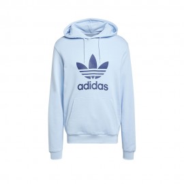 ADIDAS Originals Felpa Con Cappuccio Adicolor Classics Trefoil Azzurro Uomo