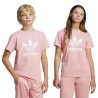 ADIDAS Originals T-Shirt Big Logo Rosa Bambina