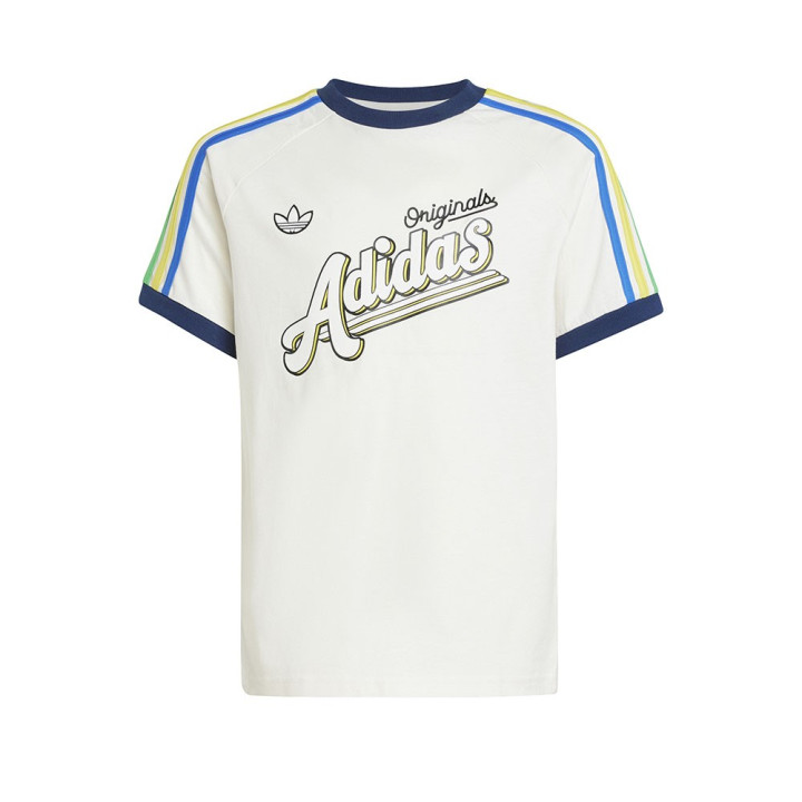 ADIDAS Originals T-Shirt Logo Bianco Bambino