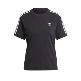 ADIDAS Originals T-Shirt Tristripe Nero Donna