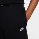 Nike Pantaloni Con Polsino Logo Piccolo Nero Uomo