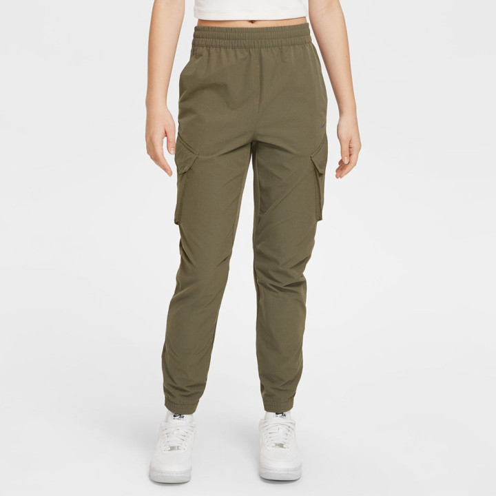 Nike Pantaloni Cargo Verde Bambina