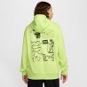 Nike Felpa Con Cappuccio Moon Giallo  Uomo