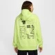 Nike Felpa Con Cappuccio Moon Giallo  Uomo