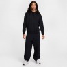 Nike Felpa Con Cappuccio Logo Piccolo Nero Uomo