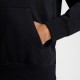Nike Felpa Con Cappuccio Logo Piccolo Nero Uomo