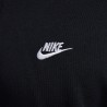 Nike Felpa Con Cappuccio Logo Piccolo Nero Uomo