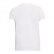 Under Armour Maglietta Palestra Logo Centrale Bianco Donna