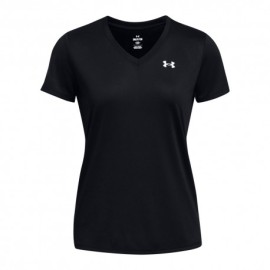 Under Armour Maglietta Palestra Scollo V Nero Donna