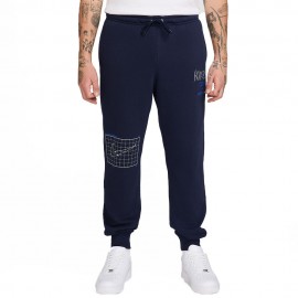 Club Pantaloni Con Polsino Moon blu